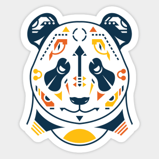 Unique Panda Head Sticker